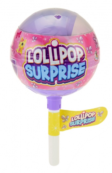 Surprise lollipop unicorn 10 cm purple