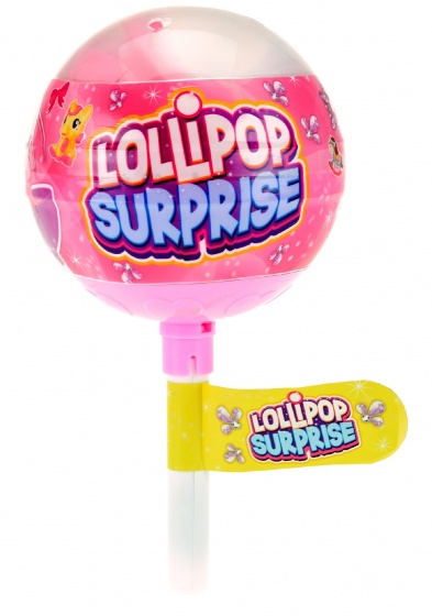 Surprise lollipop unicorn 10 cm pink