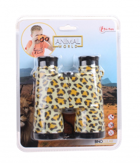 Toi-Toys ďalekohľad s potlačou pantera žltý 13 cm
