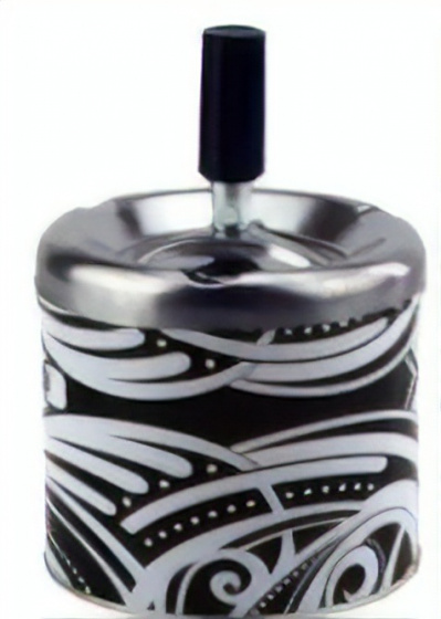 TOM popolník zw-motív 12 cm oceľ strieborná