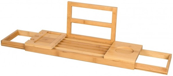 TOM vanička 50-85 x 18 cm bambus hnedá