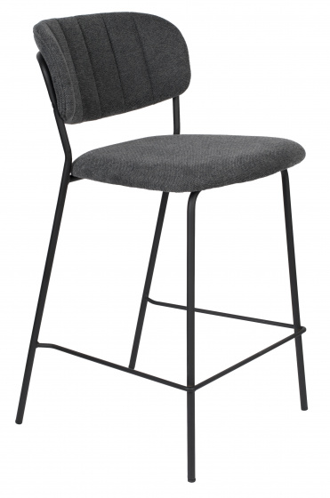 Feliz Lifestyle barkruk Jolien 48 x 89 cm staal/polyester/nylon donkergrijs Feliz Lifestyle barkruk Jolien 48 x 89 cm staal/polyester/nylon donkergrijs
