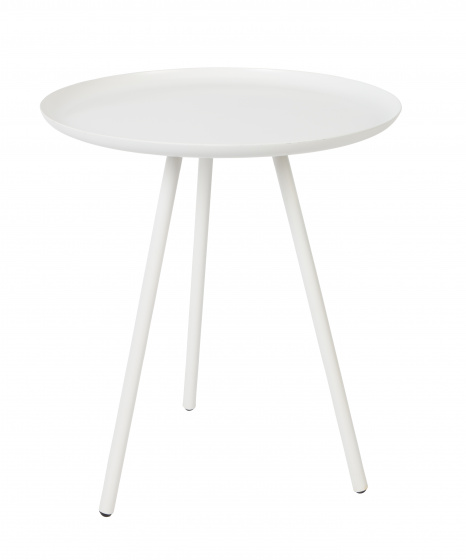 Feliz Lifestyle príručný stolík Rafael 39 x 45 cm oceľ biely