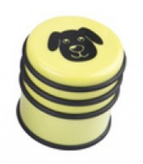 Non-Branded zarážka pes 8 cm žltá