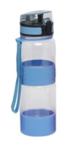 Non-Branded fľaša na pitie 500 ml 22,5 cm modrá