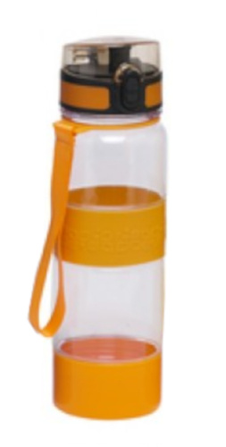 drinking bottle 500 ml 22.5 cm orange