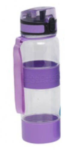 drinking bottle 500 ml 22,5 cm purple