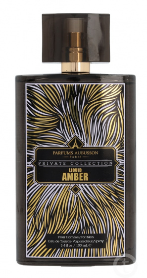 Aubusson Toaletná voda Liquid Amber pánska 100 ml čierna