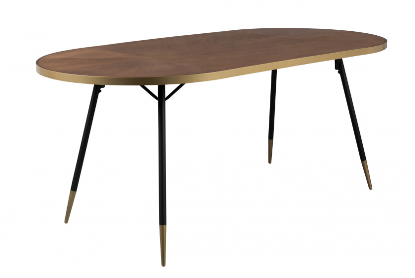 Feliz Lifestyle eettafel Denise 180 x 75 cm staal bruin/goud Feliz Lifestyle eettafel Denise 180 x 75 cm staal bruin/goud