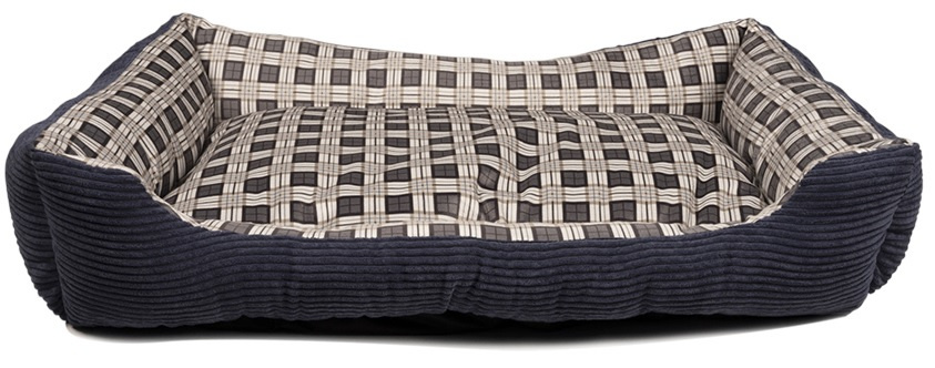 Pet Comfort podsedák pre psa 90 x 70 x 20 cm polyester modrá/hnedá