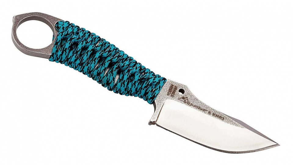 Wildsteer lovecký nôž Karlican 19,2 cm nerez modrý/strieborný 2-dielny
