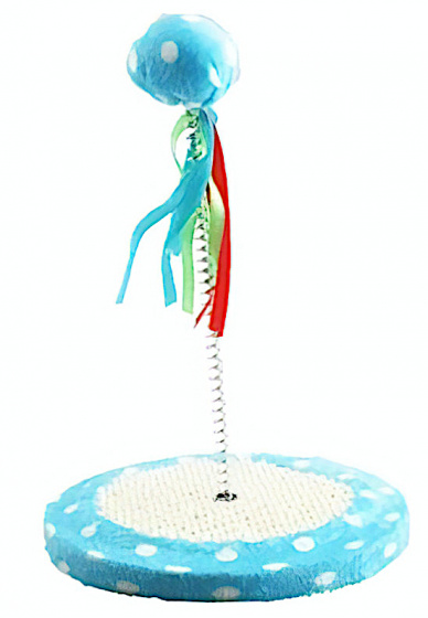 TOM Sada hračiek pre mačky 24 cm oceľ/polyester modrá