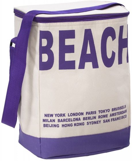 Fresh & Cold cooler bag purple 35 cm