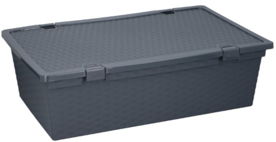 Non-Branded úložný box 30 litrov sivý