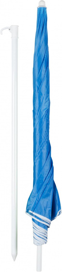 TOM slnečník 200 cm modrý