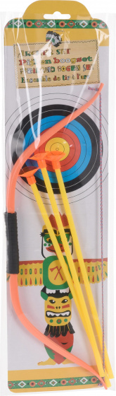 bow and arrow play set junior 29 cm orange/yellow 5-piece