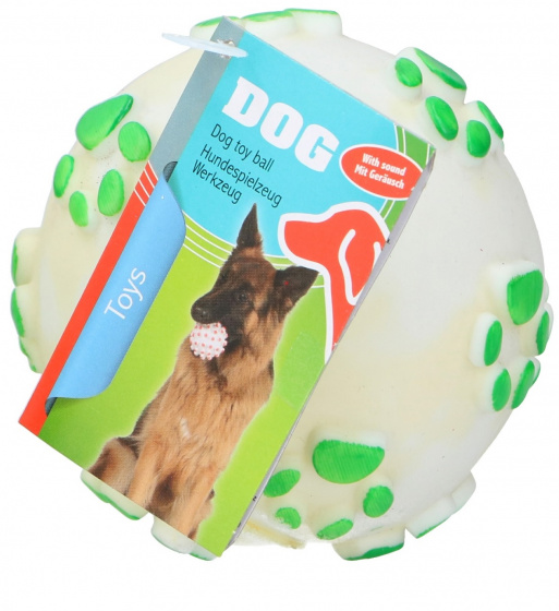 Pet Toys hračka psík 9 cm biela/zelená