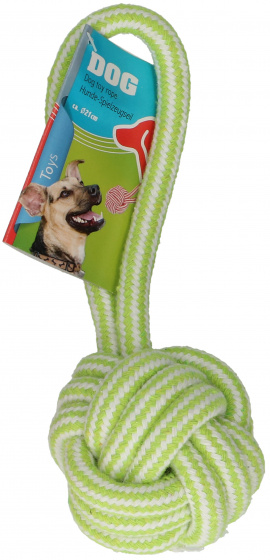Pet Toys hracie povrazové psy 21 x 6,5 cm nylon zelený