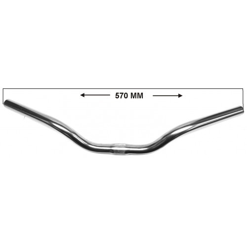 TOM stuur stadsfiets 22,2/570/22,2 mm zilver