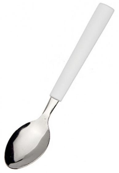 Arte Regal lyžička 15 cm nerez biela/strieborná 6 kusov