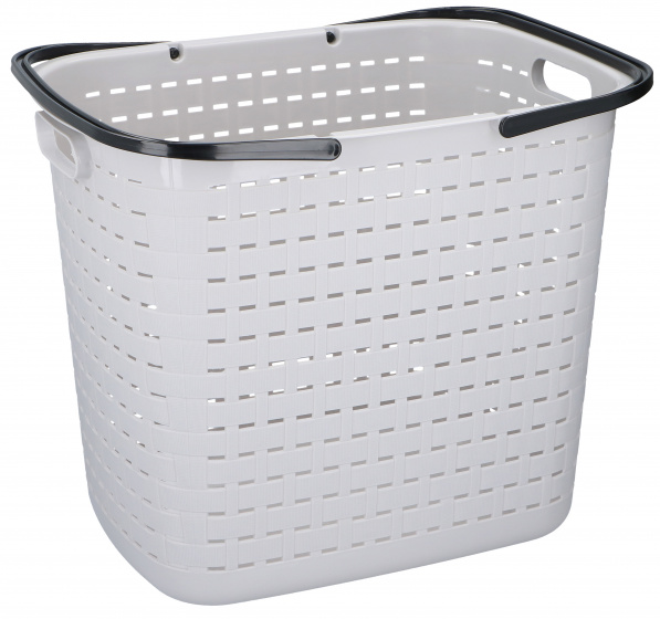 TOM kôš na bielizeň 45 litrov polypropylén 45 cm sivý
