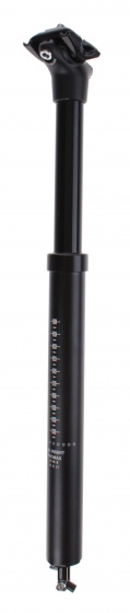 Promax zadelpen verstelbaar 31,6 x 425 mm aluminium zwart