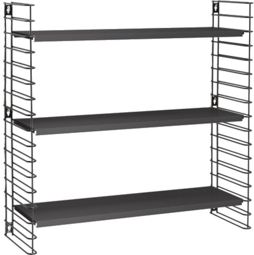 Tomado boekenrek 8 kg 70 x 21 x 68 cm hout zwart Tomado boekenrek 8 kg 70 x 21 x 68 cm hout zwart