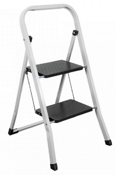 Tomado domáci rebrík Pireneo 83 cm hliník sivá/čierna