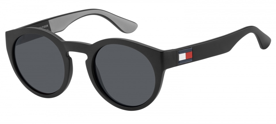 Tommy Hilfiger slnečné okuliare TH1555/S 08A/IR pánske čierne veľkosť M