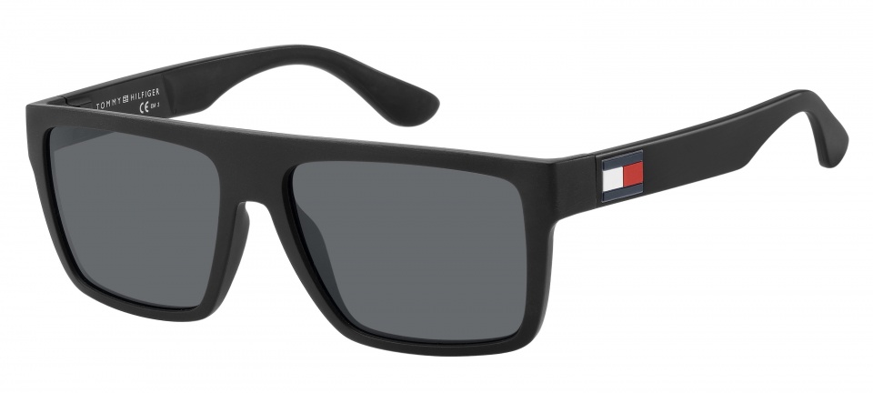 Tommy Hilfiger slnečné okuliare TH1605/S 003/IR pánske čierne veľkosť S