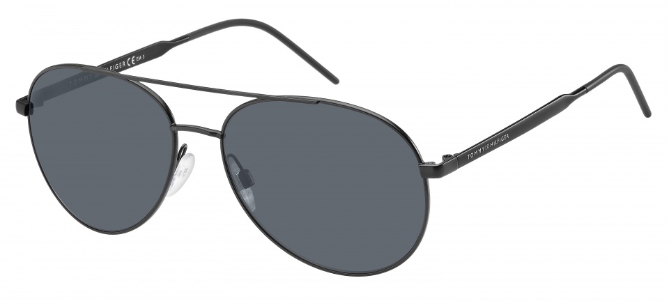 Tommy Hilfiger slnečné okuliare TH1653/S 003/IR pánske matné čierne