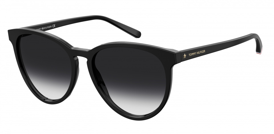 Tommy Hilfiger slnečné okuliare TH 1724/S 807/9O dámske kat.3 čierne