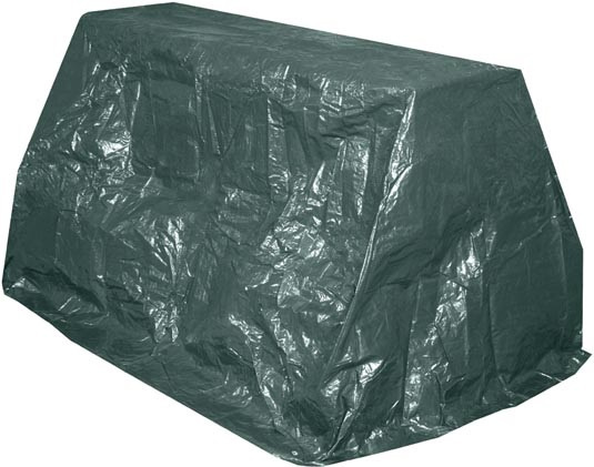Toolland kryt na záhradný traktor 165 x 110 cm polypropylén zelený