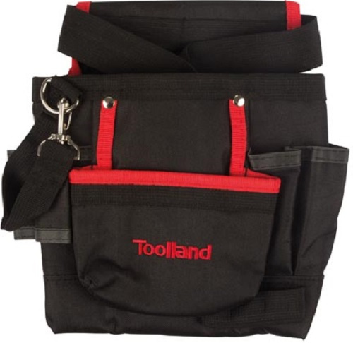 Toolland držiak na náradie 7 priehradiek 28,3 x 27,4 cm nylon čierno/červený