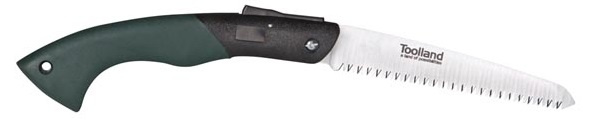 folding handsaw 18 cm steel green/silver