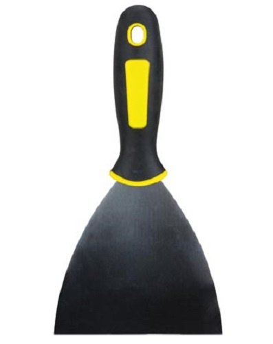 Toolland špachtle 10 cm nerezová čierna/žltá