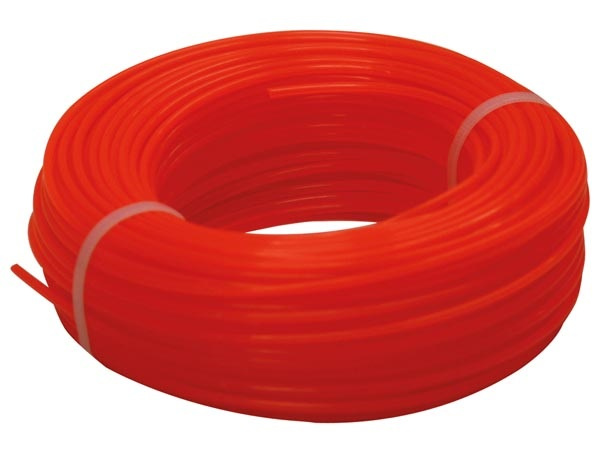 Toolland trimmerdraad 100 meter x 2,4 mm nylon rood Toolland trimmerdraad 100 meter x 2,4 mm nylon rood