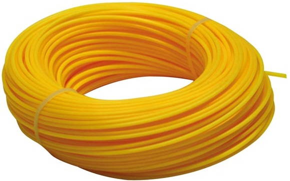 Toolland trimmerdraad 100 meter x 2 mm nylon geel Toolland trimmerdraad 100 meter x 2 mm nylon geel