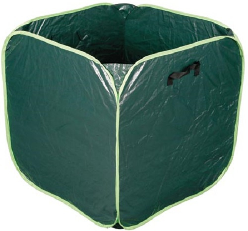 Toolland vak na záhradný odpad 290 litrov 66 x 66 cm polypropylén zelený