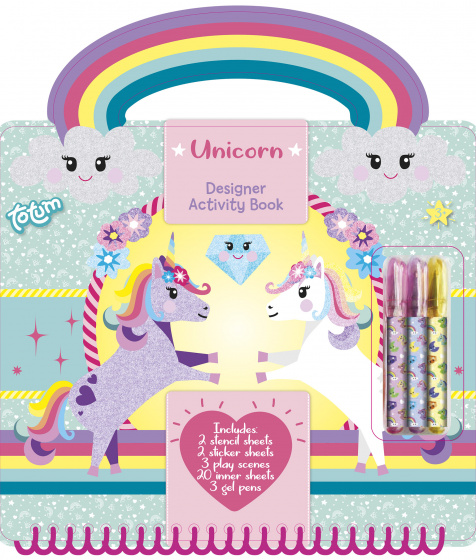 Totum activiteitenboek designer unicorn meisjes 30 delig