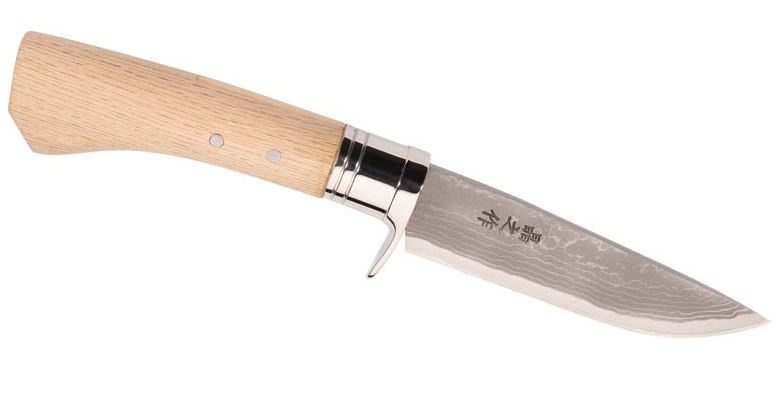 Toyokuni lovecký nôž 26,6 cm oceľ/drevo strieborná/hnedá 2-dielny