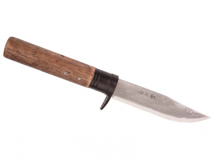Toyokuni lovecký nôž 26,7 cm oceľ/drevo strieborná/hnedá 2-diel