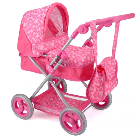 Toyrific snuggles poppenwagen deluxe roze 66 x 47 x 40 cm