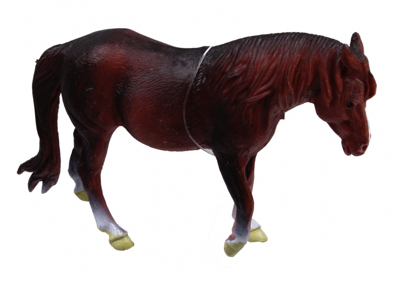 toy horse junior 10 cm brown