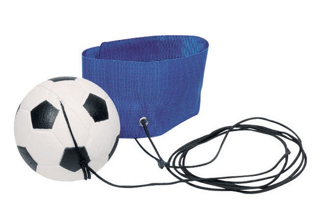 Hračky Pure Futbalový náramok: Modrý 6,3 cm