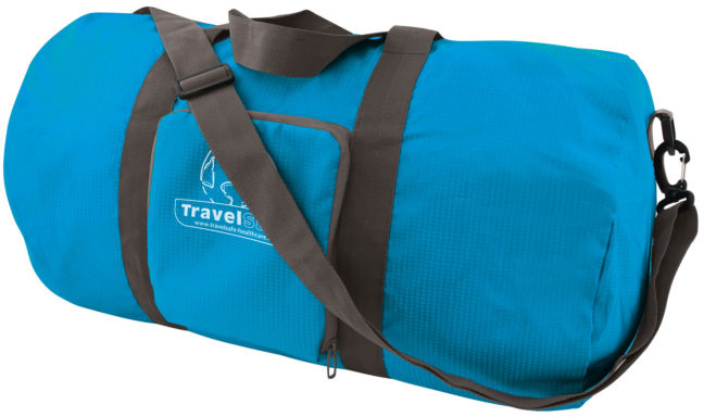 duffel bag foldable 52 x 32 x 32 cm polyester blue