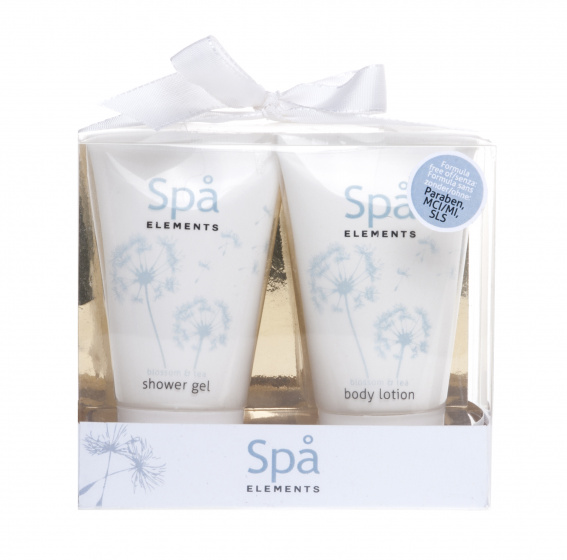 Treffina badgeschenkset Spa Elements 2 delig wit Treffina badgeschenkset Spa Elements 2 delig wit