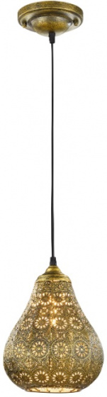 Trio závesné svietidlo Jasmin 150 x 19 cm E14 oceľ 40W zlatá