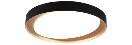 Trio stropné svietidlo Zeta led 2000 lumenov 48,5 x 7 cm čierne