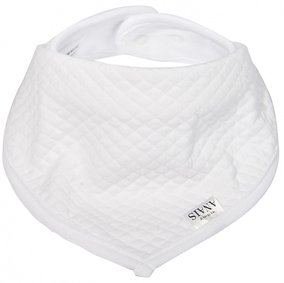 Trixie bandana slabbetje Diamond White 43 cm katoen wit